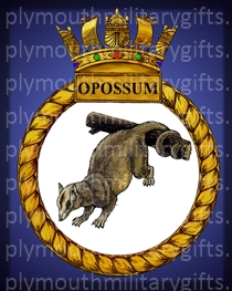 HMS Opossum Magnet
